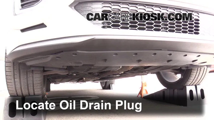 2015 Ford Edge Sport 2.7L V6 Turbo Oil Change Oil and Oil Filter